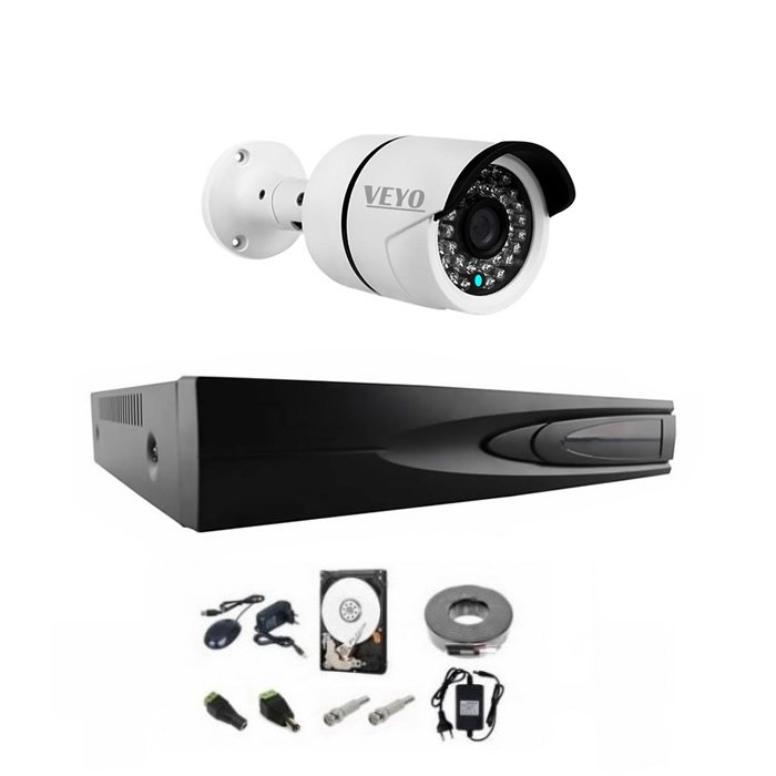 Sistem de supraveghere complet 1080p ext 1 ahd, ir 30 m